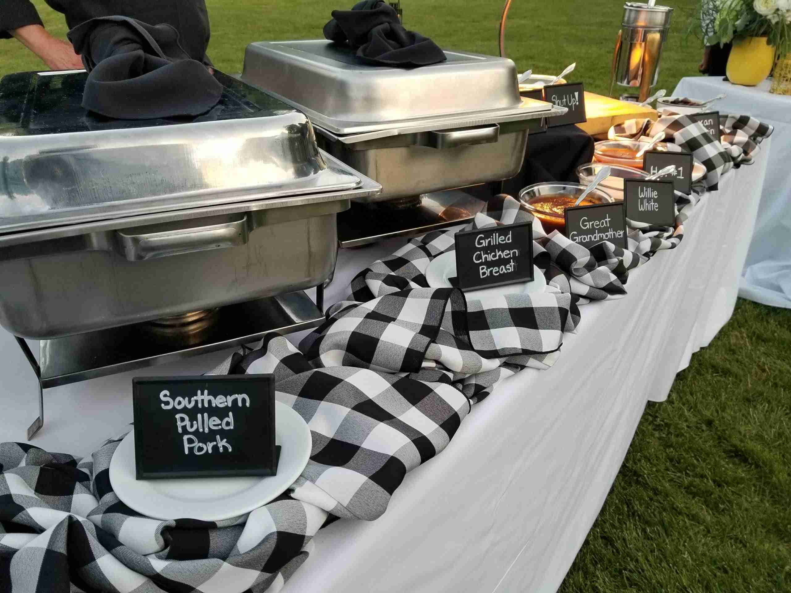 Backyard Wedding Catering -Zachary's BBQ